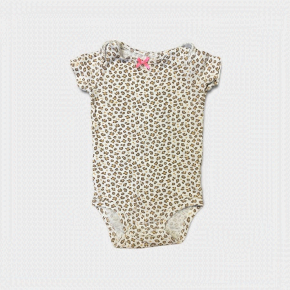 𝅺CARTER’S | 3/$15 Leopard Diaper Shirt